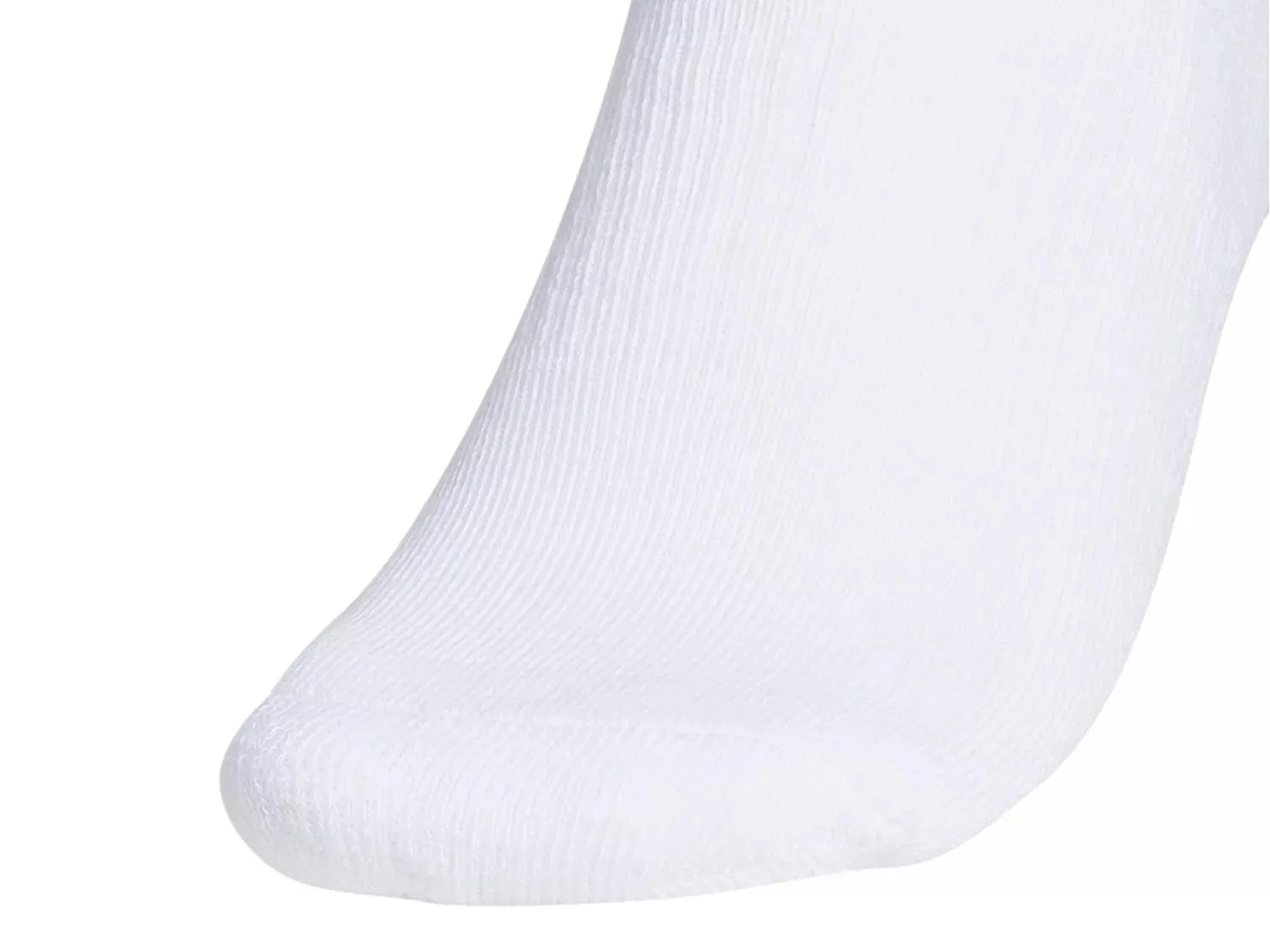 Носки женские Adidas Athletic Cushioned длиной до щиколотки - 6 шт., белые — фото 3