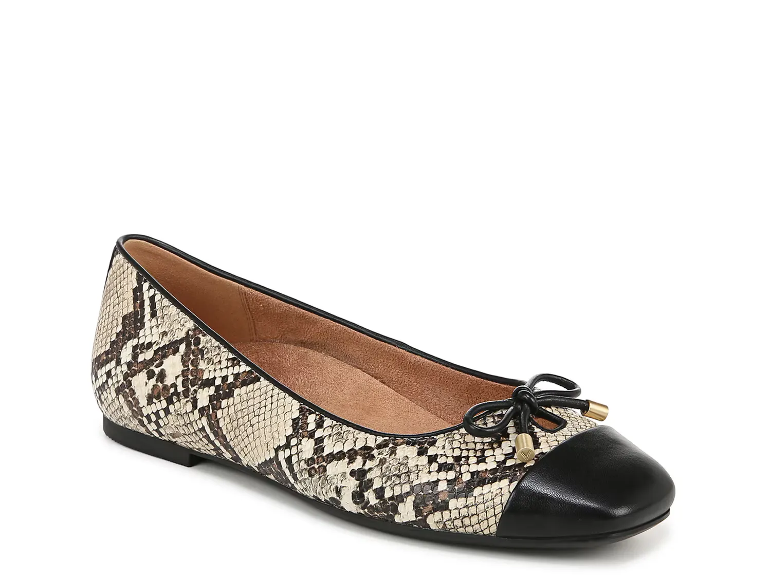 

Балетки Klara Flat Vionic, цвет black_white_snakeprint