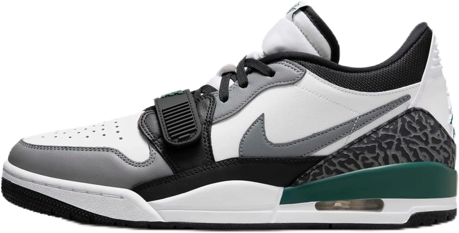 Мужские низкие кроссовки Nike Air Jordan Legacy 312, White Oxidised Green Black Cool Grey
