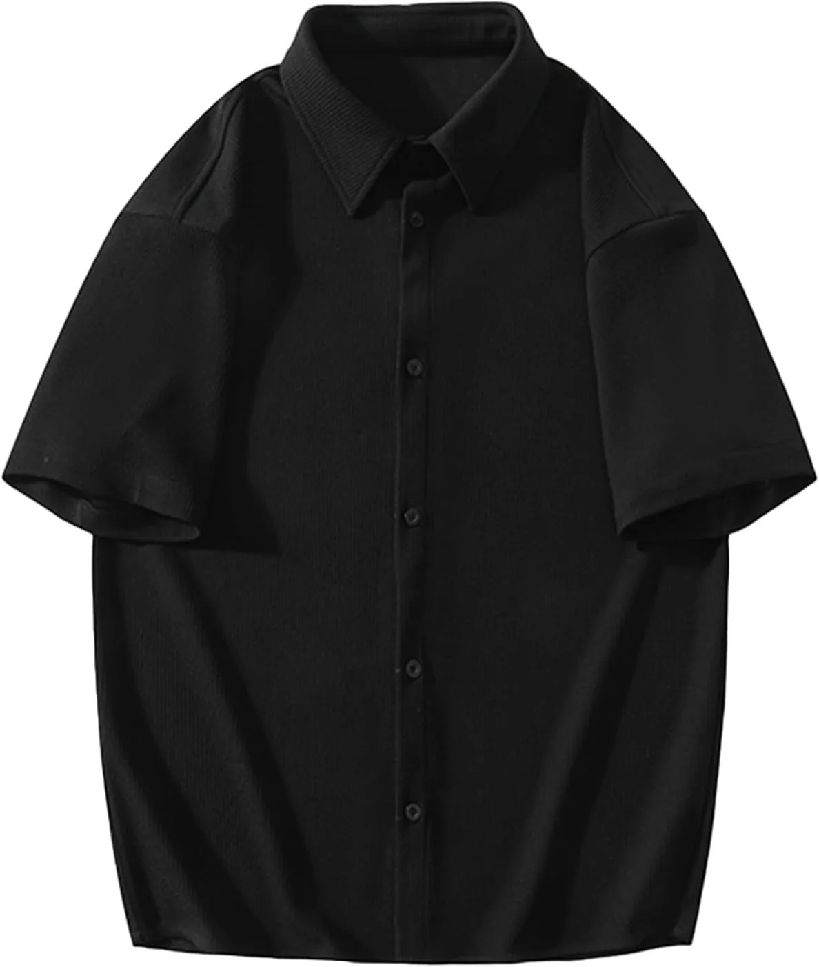 

Мужская рубашка с коротким рукавом и отложным воротником, быстросохнущая, летняя