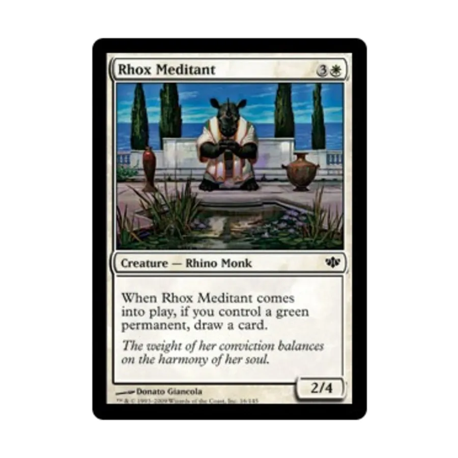 

CCG Рокс Медитирующий (К), MTG - Conflux
