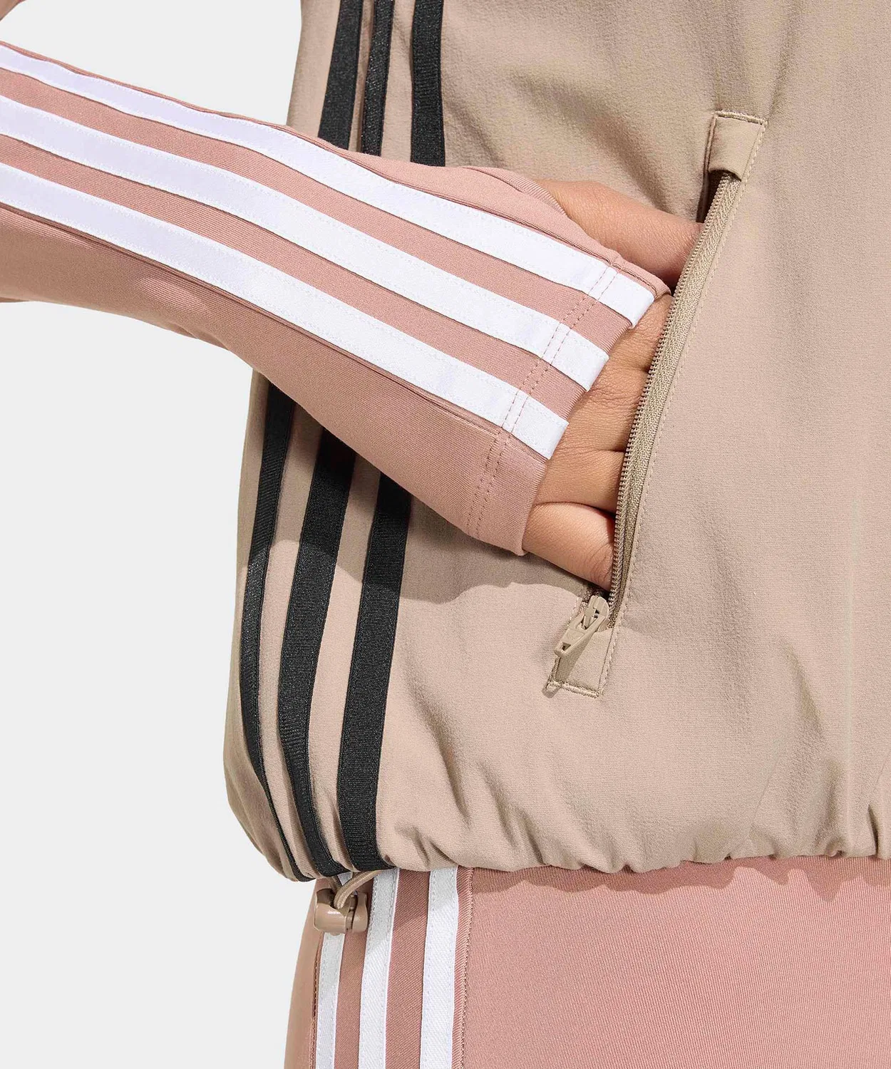 Бест adidas ADILENIUM 5.0 SLEEVELESS TRACK TOP, коричневый — фото 3