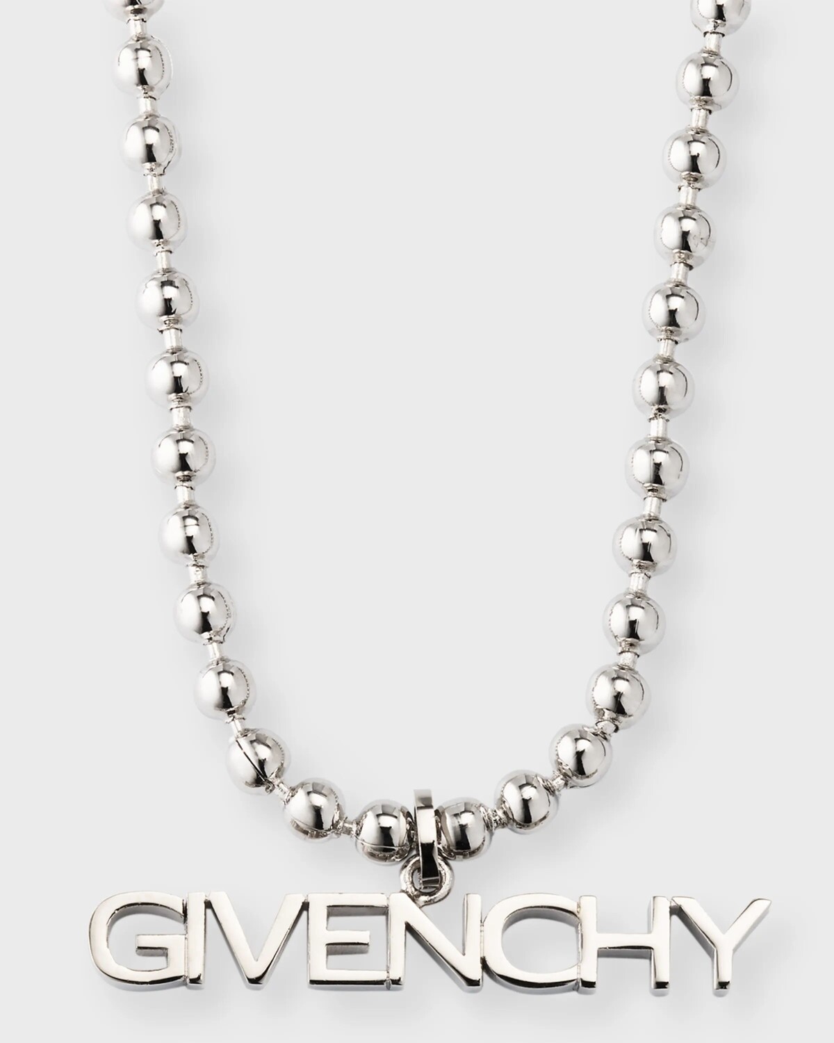 

Мужское колье-цепочка с логотипом и надписью Givenchy, цвет 040 Silvery