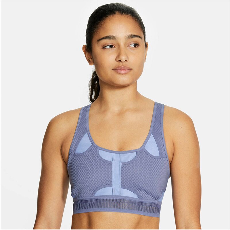 Спортивный бюстгальтер "swoosh ultrabreathe" Nike, мультиколор — фото 3