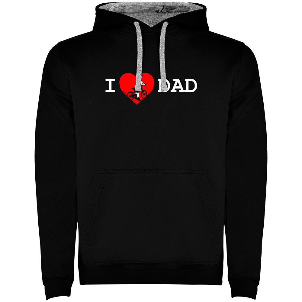 

Худи Kruskis I Love Dad Two-Colour, черный