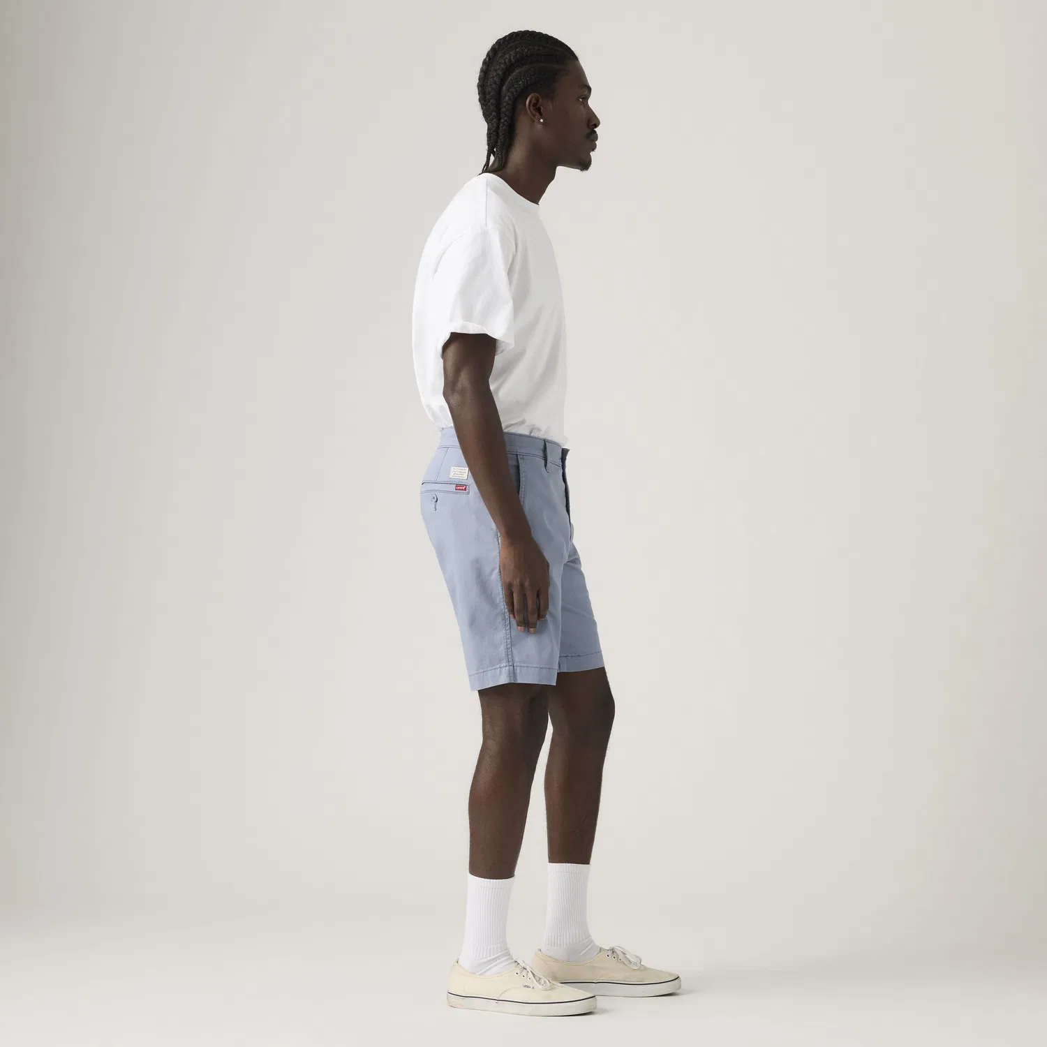 Мужские шорты Xx Chino из легкой льняной смеси, 9 дюймов Levi's, Blue — фото 4