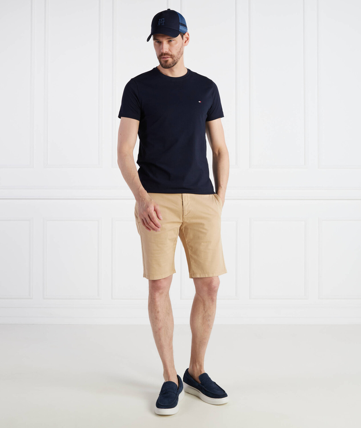 Футболка Tommy Hilfiger Slim Fit, темно-синий — фото 2