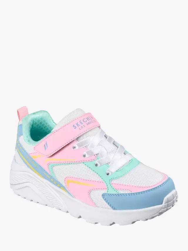 Детские кроссовки Street UNO Lite Vista Strike, белые/разноцветные Skechers — фото 4