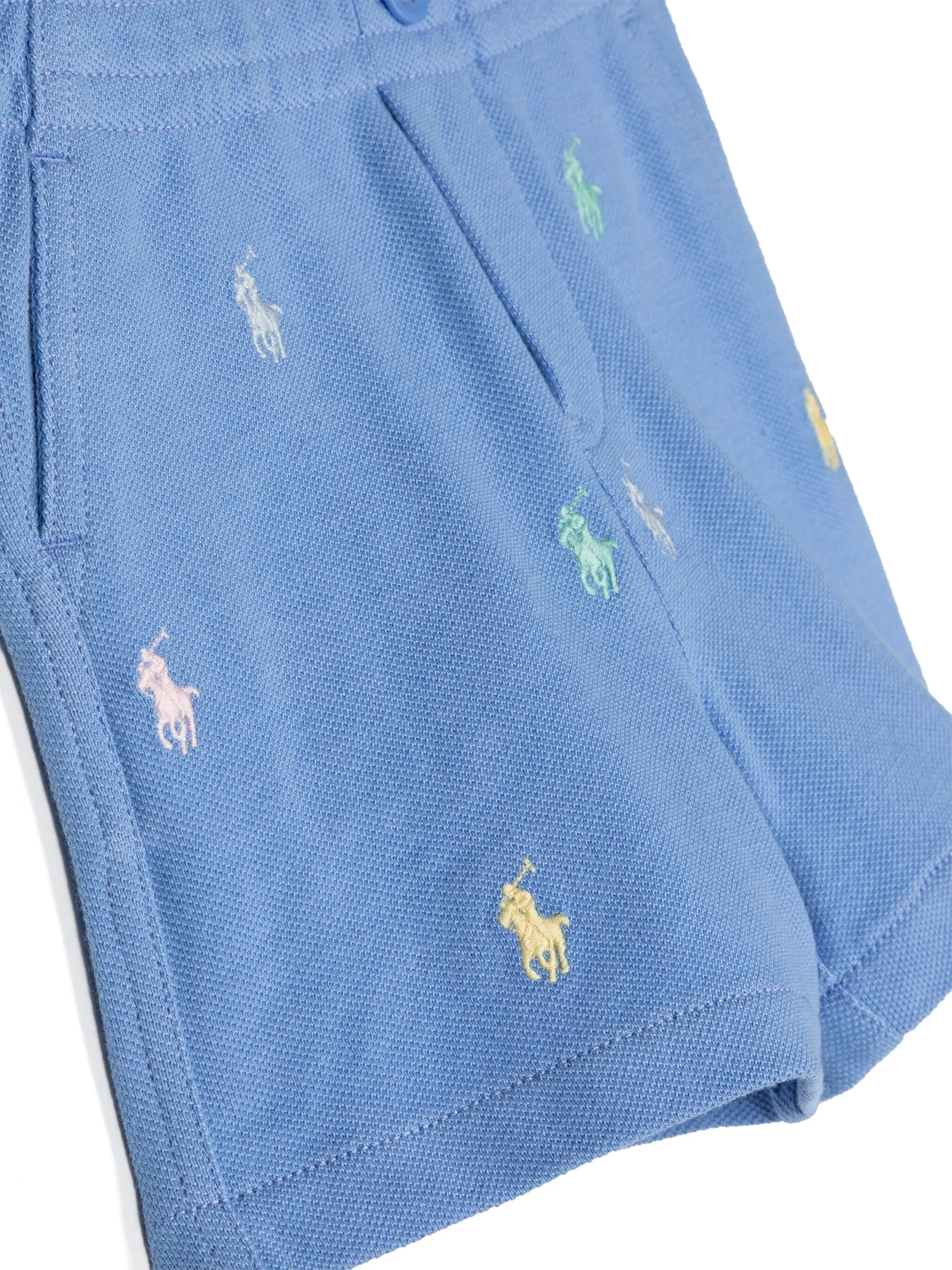 Шорты с логотипом Polo Pony Polo Ralph Lauren Kids, синий — фото 3