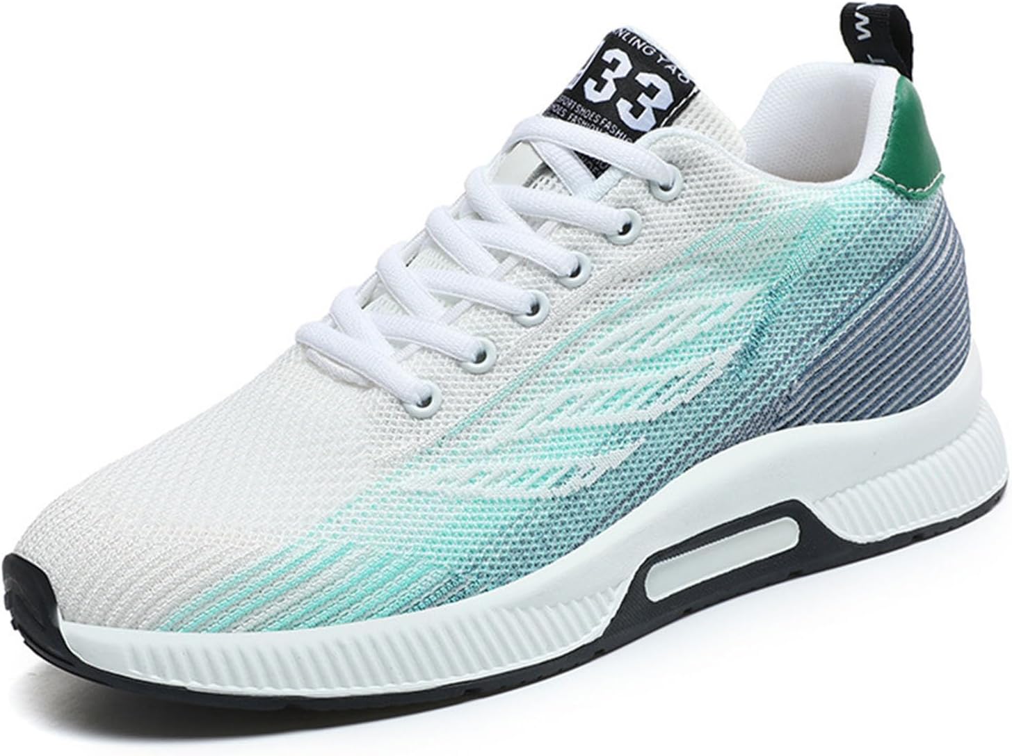 

Мужские слипоны кроссовки Нескользящие прогулочные кроссовки Легкие спортивные кроссовки Повседневные беговые обувь с увеличением роста 6/8/10 см Generic, 035-6cm