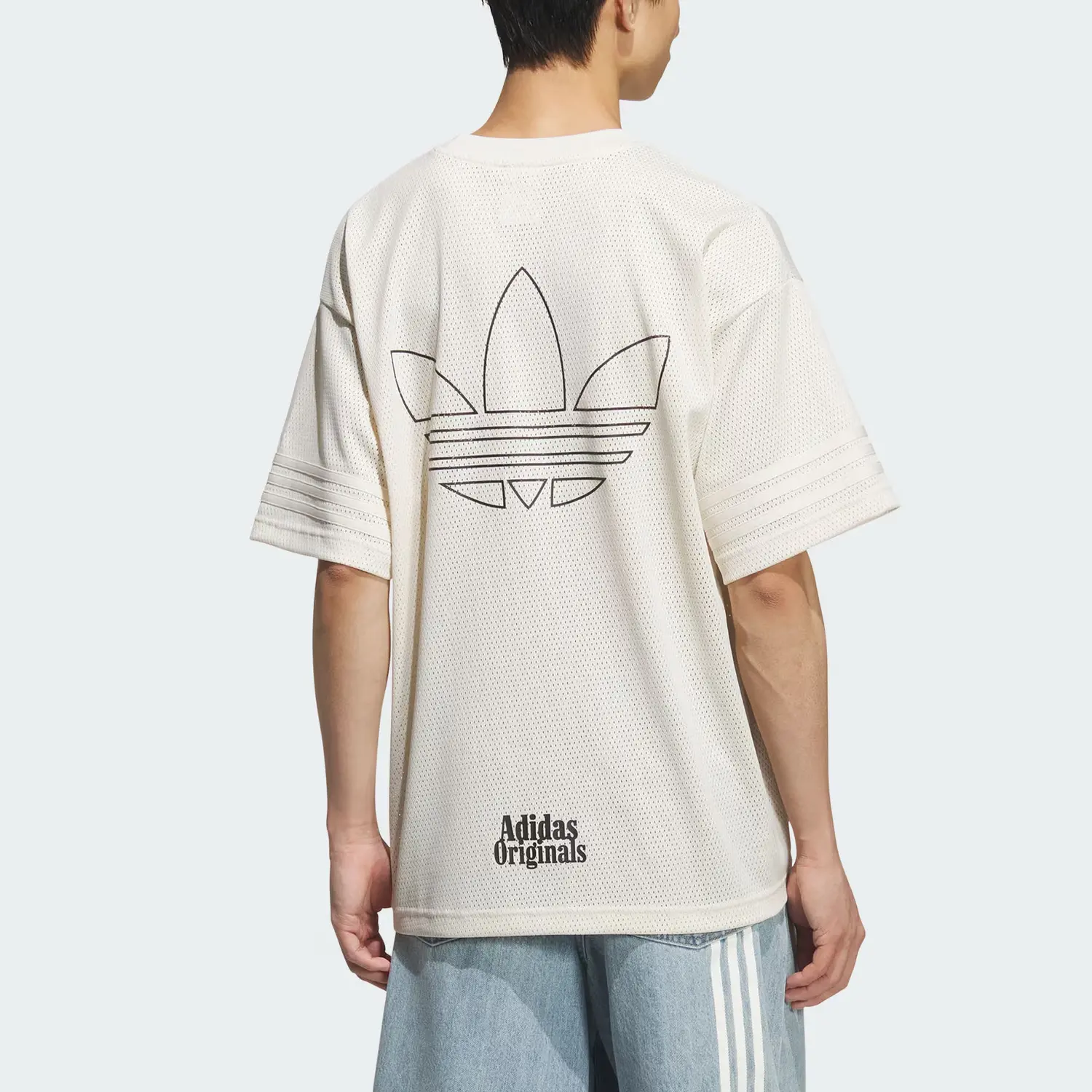Футболка RETROTop SS25 Unisex Adidas Originals, белый — фото 4