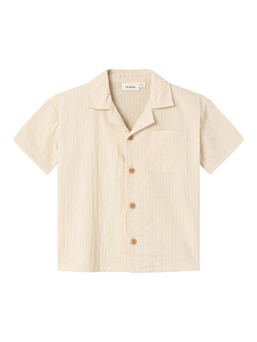 

Рубашка NAME IT Comfort fit Button Up, бежевый