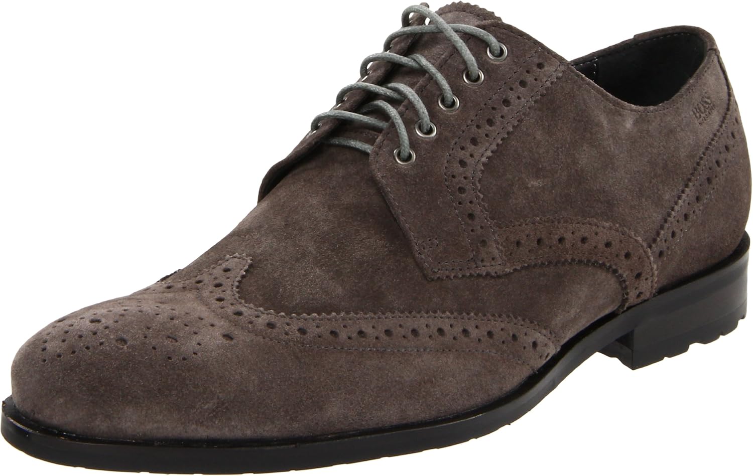 

Мужские оксфорды BOSS с остроносой отделкой и платком, серый