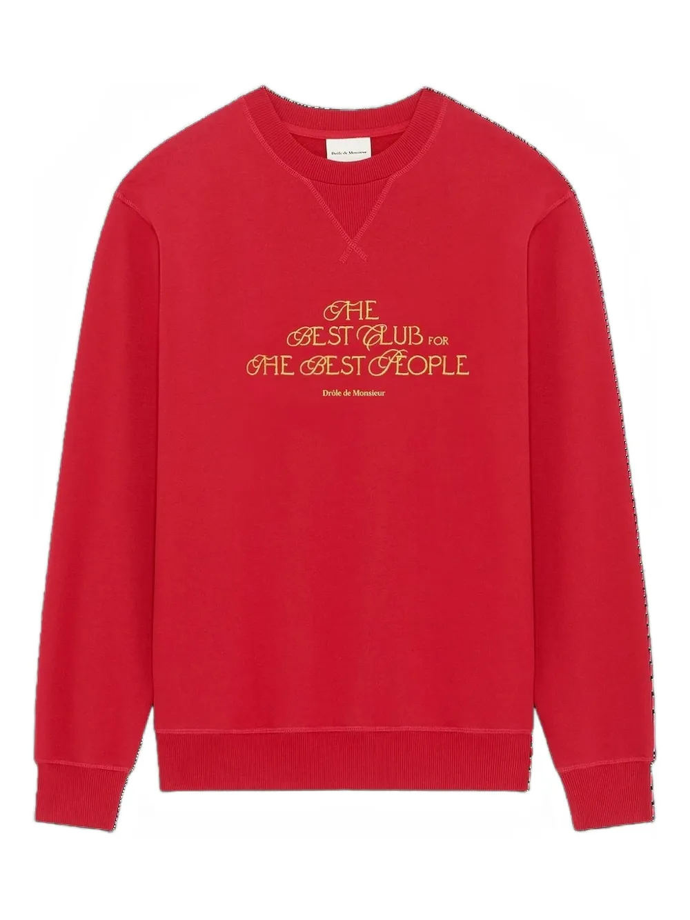 

Свитшот с вышивкой "The Best Club" Drôle De Monsieur, красный