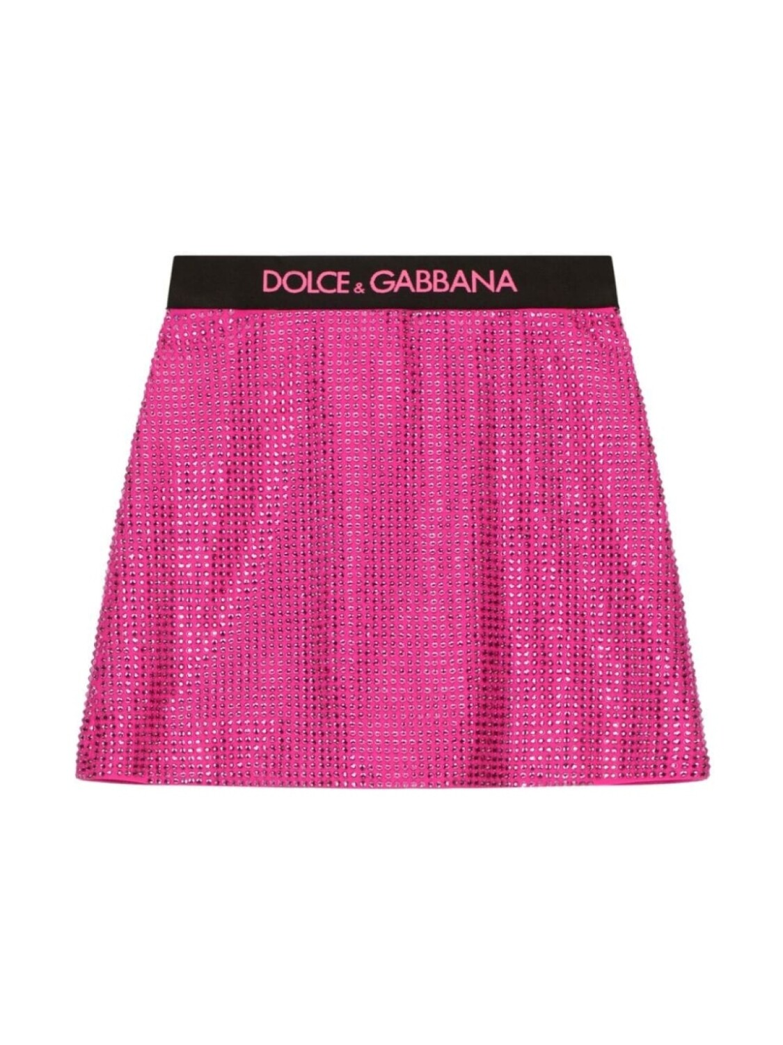 

Dolce & Gabbana юбка со стразами, розовый