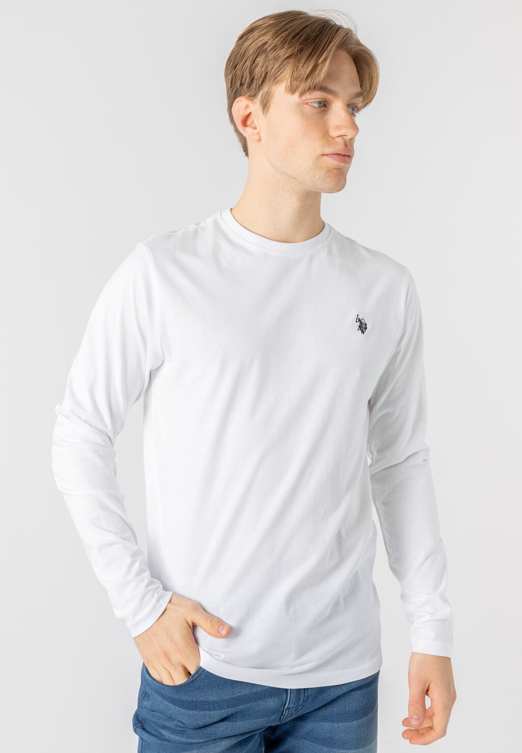 

Рубашка с длинным рукавом BROLIN U.S. Polo Assn., цвет white