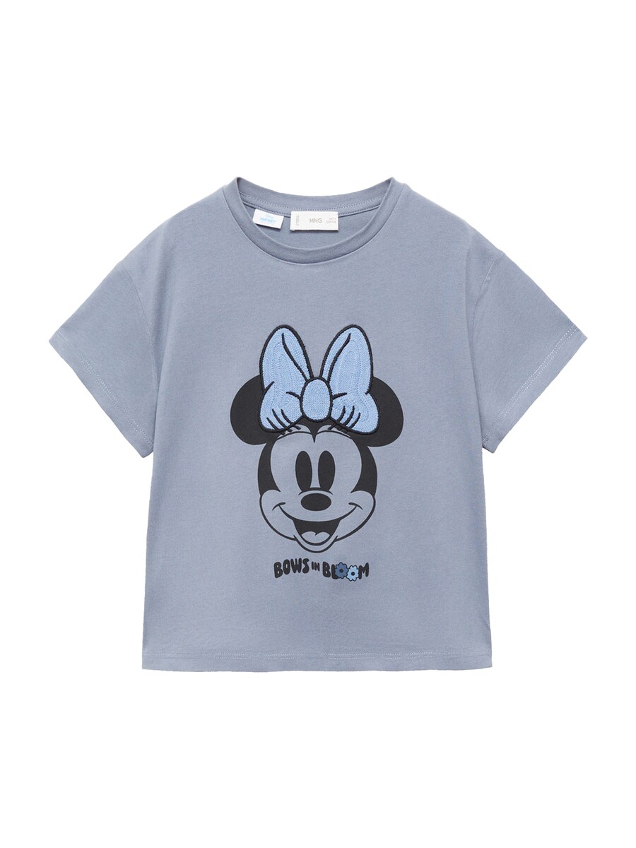 

Рубашка MANGO KIDS MBOWS, цвет Opal/Light blue