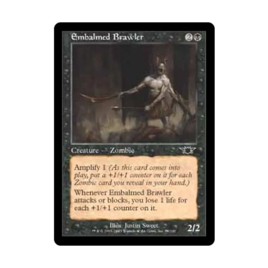 

CCG Забальзамированный скандалист (С) (фольга), MTG - Legions