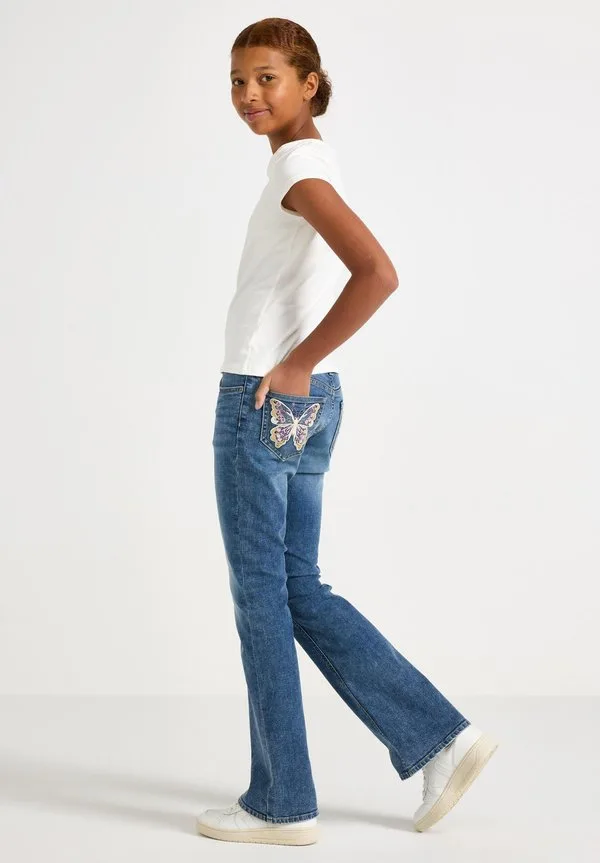 Расклешенные джинсы freja с карманами Lindex, Denim — фото 3
