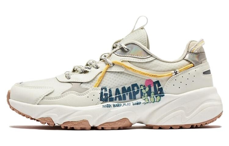 

Баскетбольные кроссовки Basketball Shoes Women's Low-Top White/Yellow Qiaodan