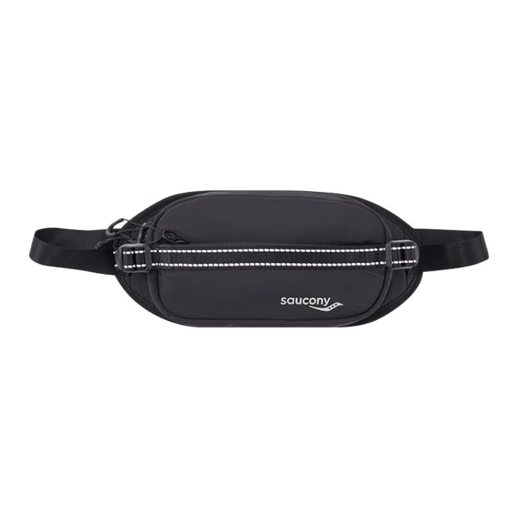 

Saucony Тканевый поясной мешок унисекс угольно-черный, Jet Black