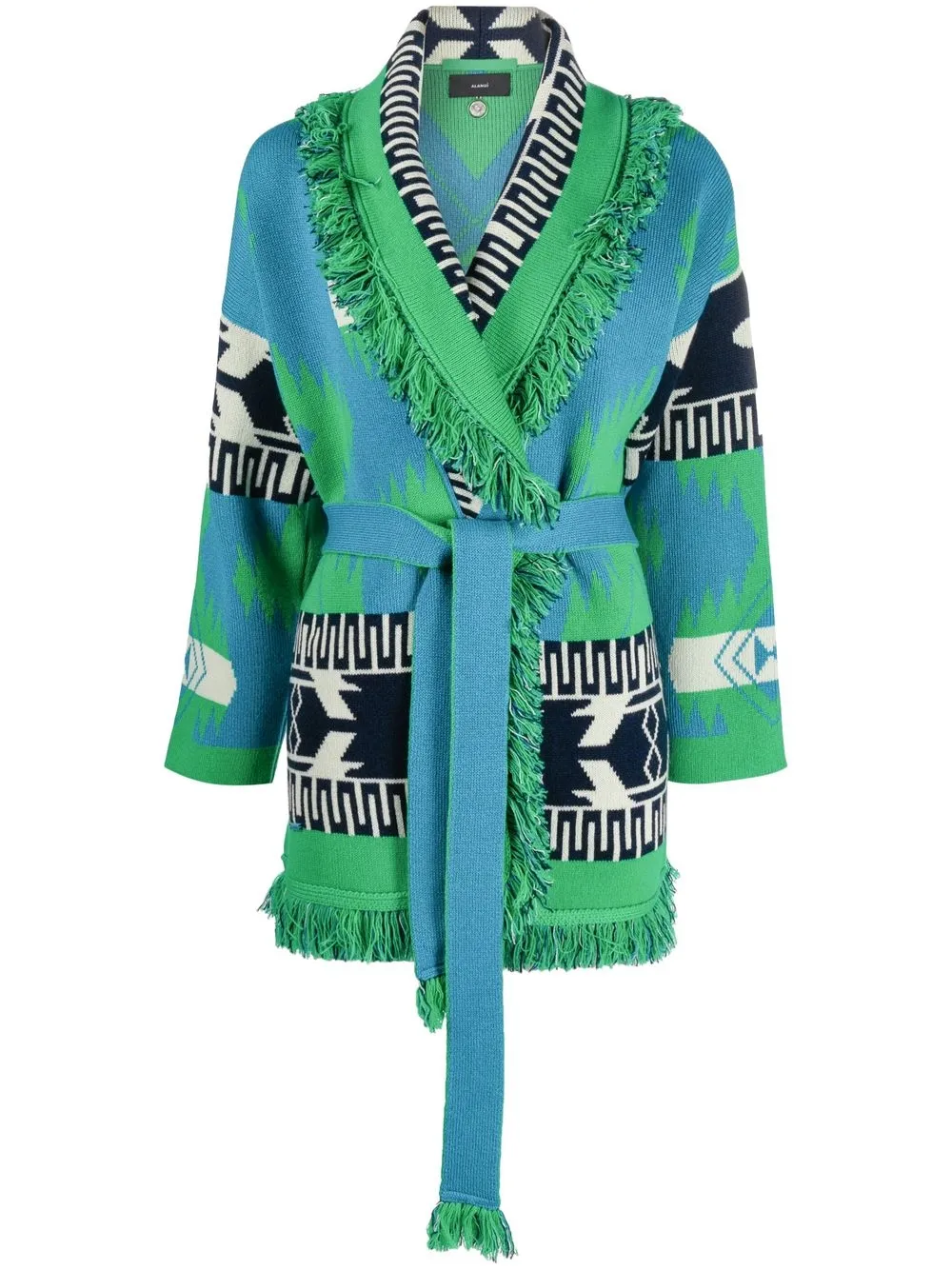 

Кардиган Icon Jacquard Alanui, зеленый