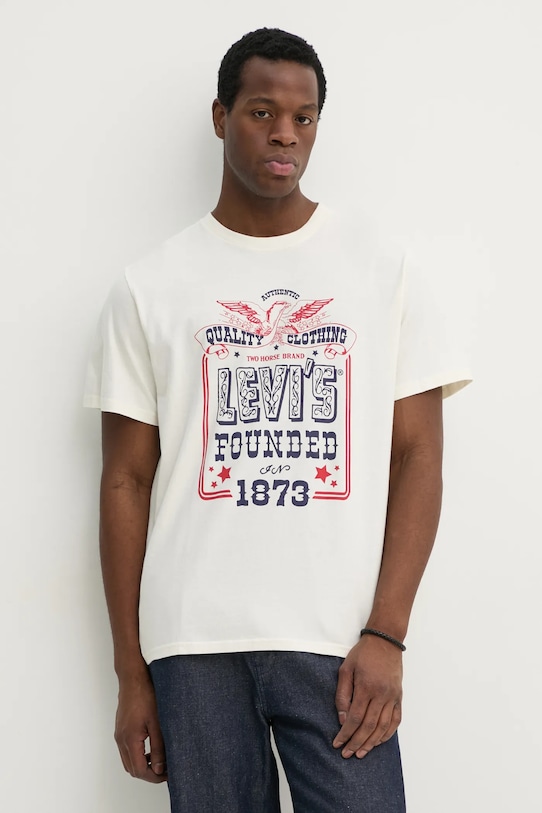 

Футболка хлопковая SS Relaxed Fit Tee Levi'S, бежевый