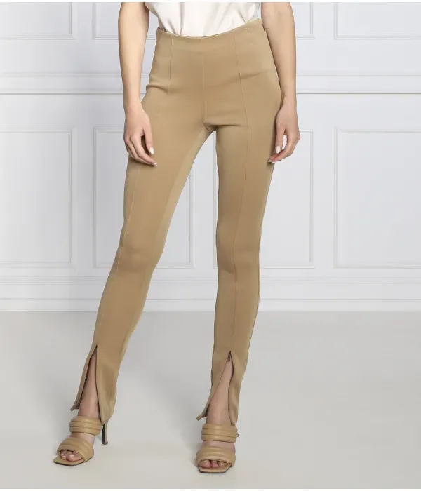 Леггинсы skinny fit Calvin Klein, коричневый — фото 3