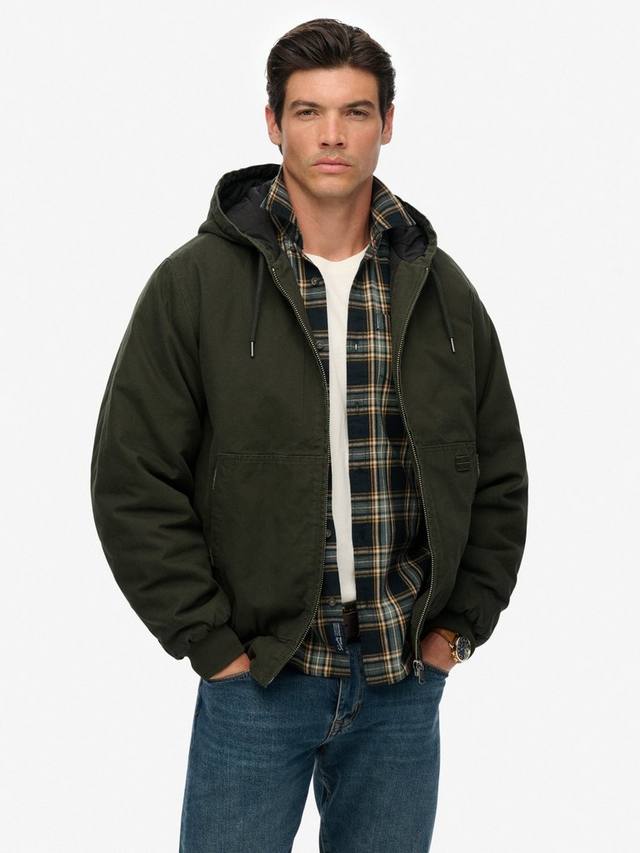 

Хлопковая куртка с капюшоном Canvas Surplus Superdry