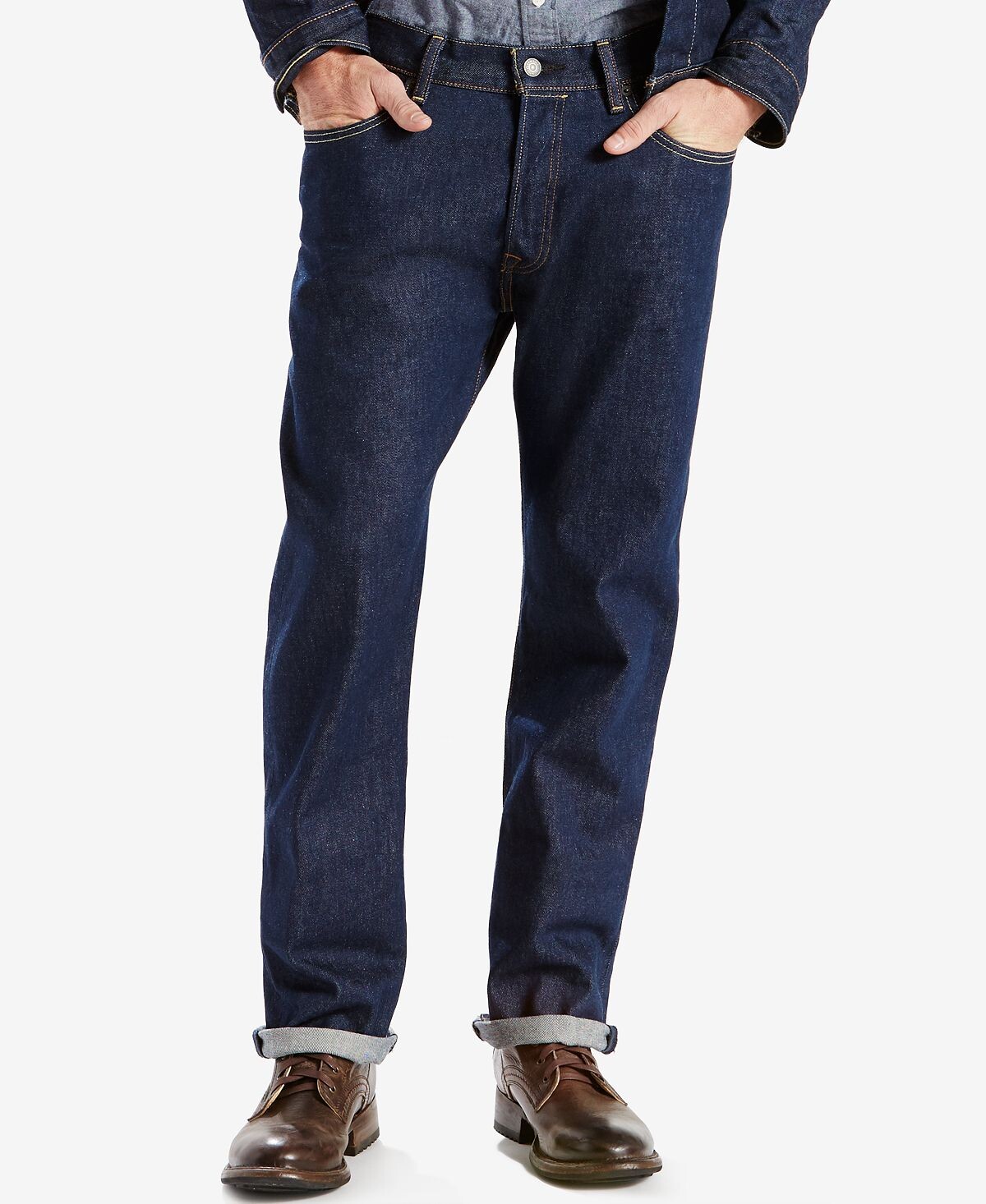 

Мужские эластичные джинсы с пуговицами 501 Original Fit Fly Levi's