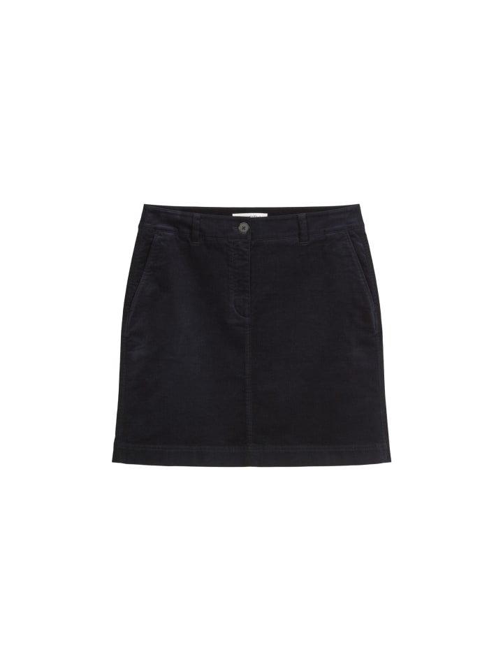 

Marc O'Polo Вельветовая мини-юбка А-образного силуэта, глубокий темно-синий цвет