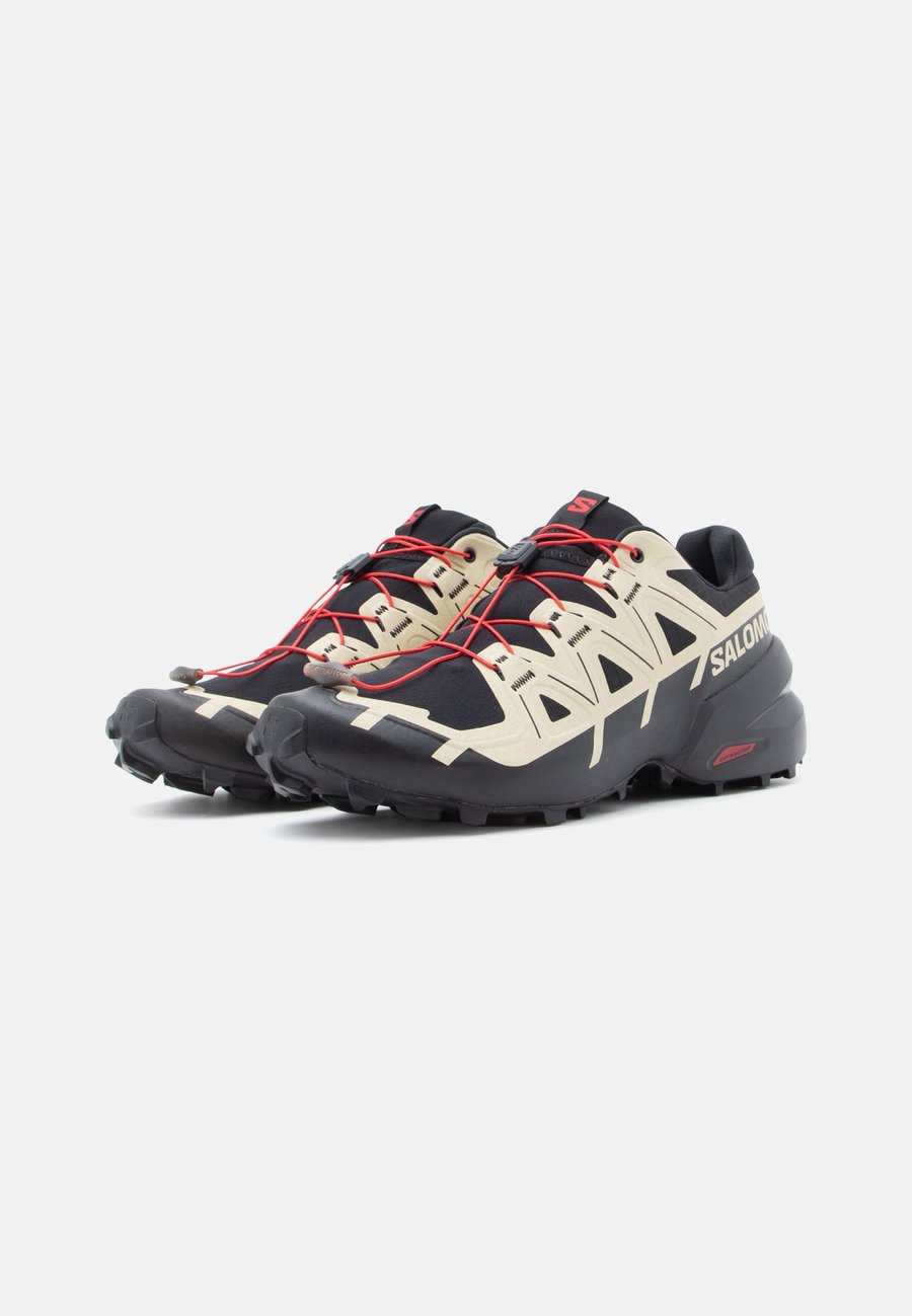 Кроссовки Salomon SPEEDCROSS 6, Green Haze/Black/Bright Red/Khaki — фото 2