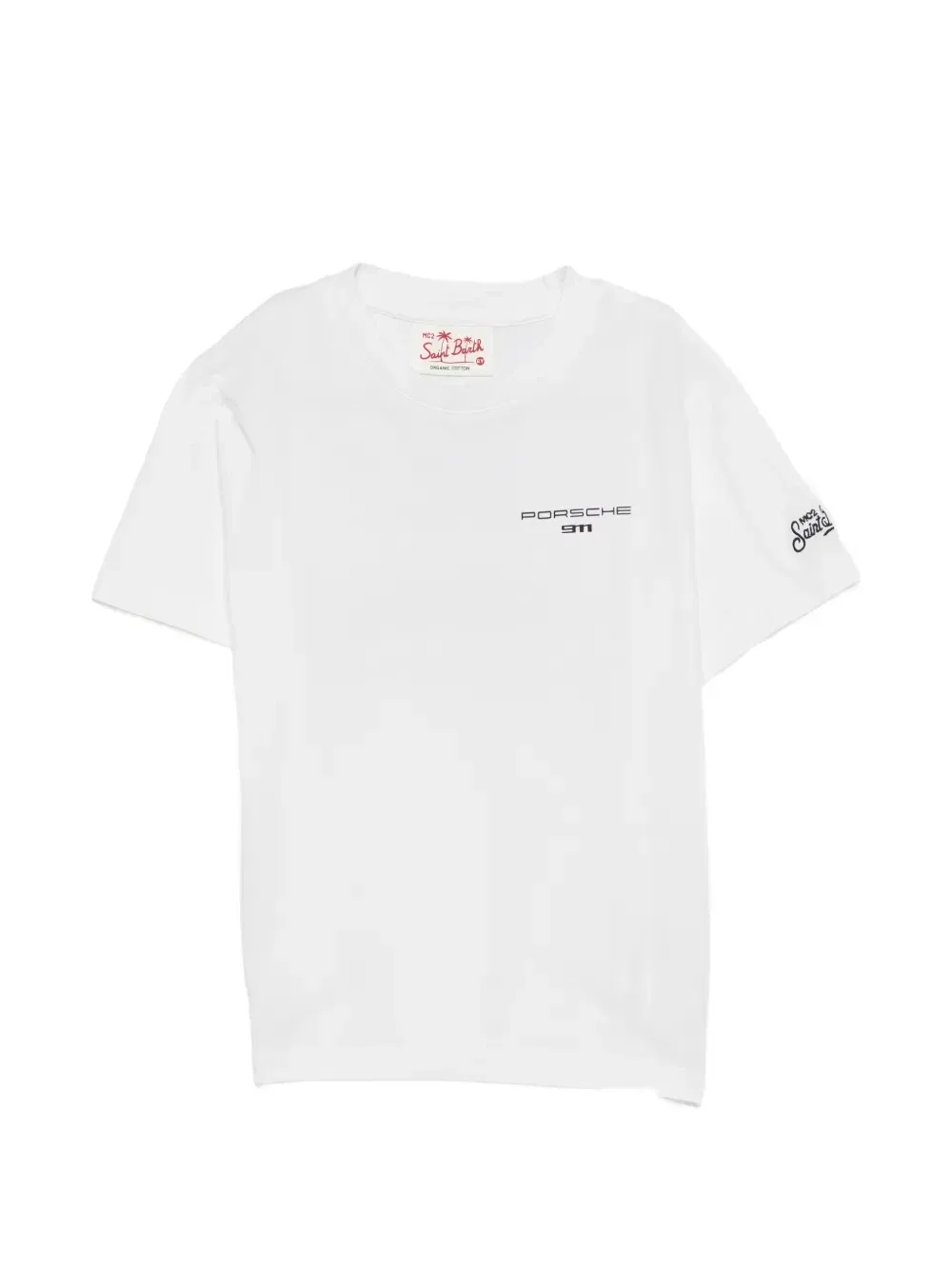 X Porsche Portland хлопковая футболка MC2 Saint Barth Kids, белый