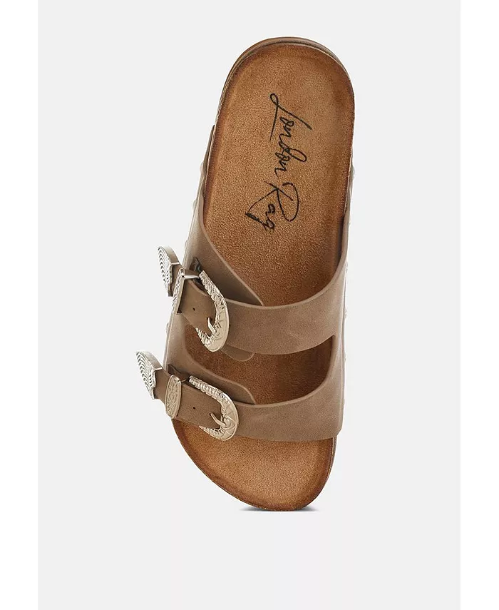 Туфли на плоской подошвеform Slip Ons для женщин London Rag, загар/бежевый — фото 4