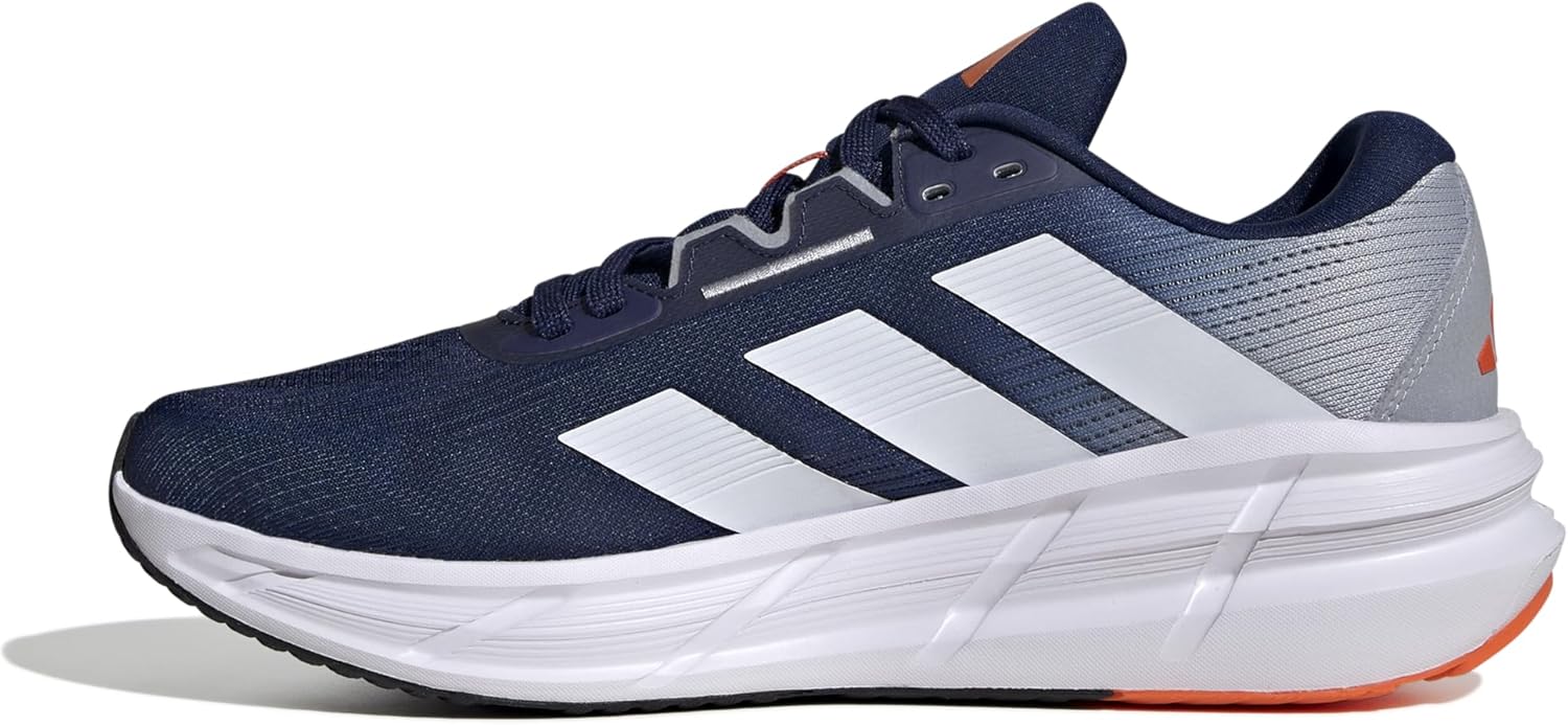

Мужские кроссовки Adidas Questar 3 для бега, белый/синий/оранжевый/темно-синий