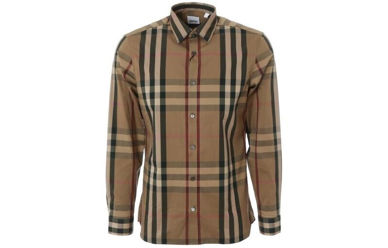 

Мужская рубашка Burberry, цвет Brown