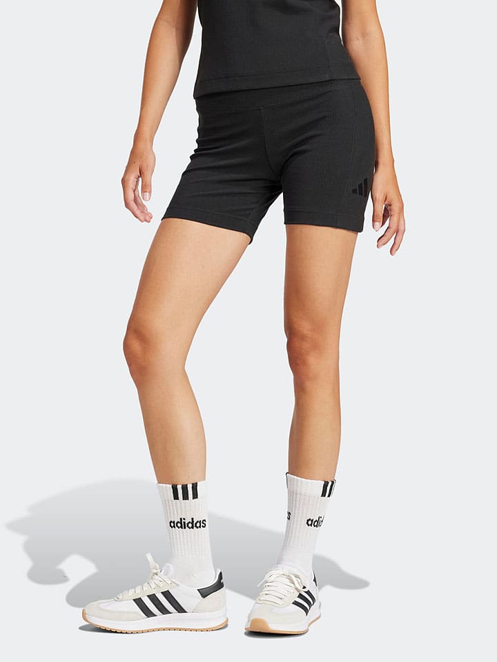 

Тканевые шорты Adidas, черный