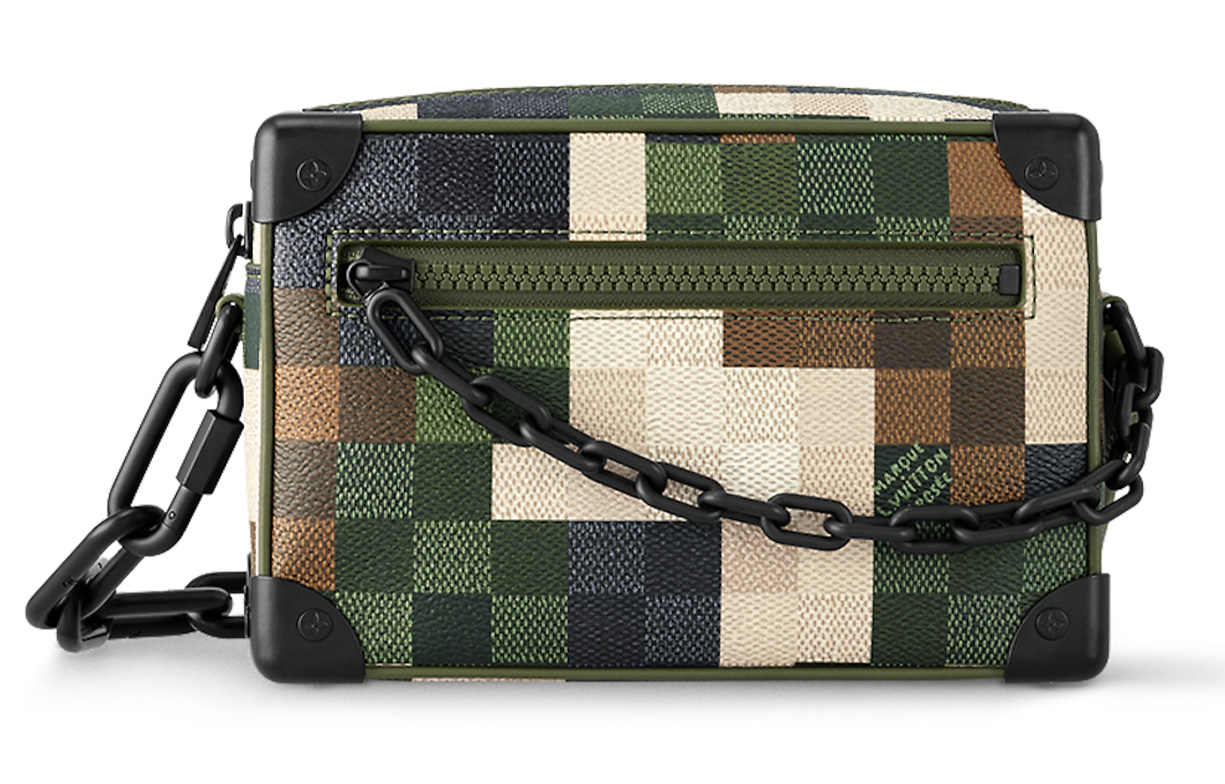 

LOUIS VUITTON Мини мягкий багажник Дамофлаж зеленый Дамофлаж Дамиер