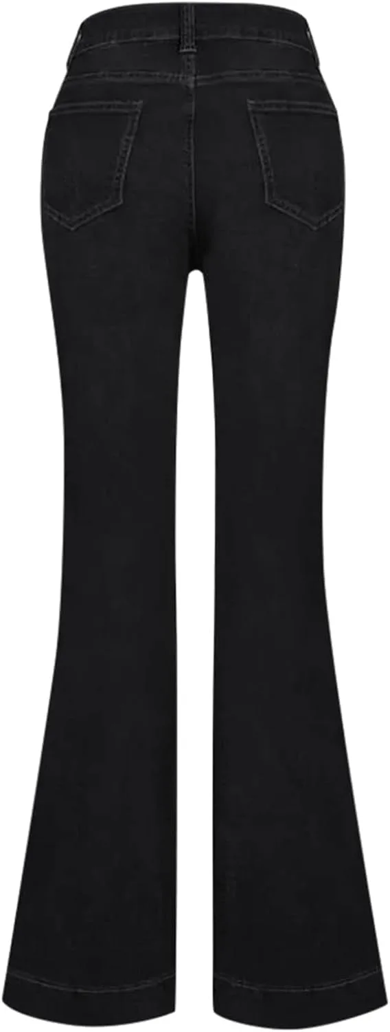Женские джинсы mid rise slim fit с высокой талией и дизайном в стиле пэчворк — фото 3