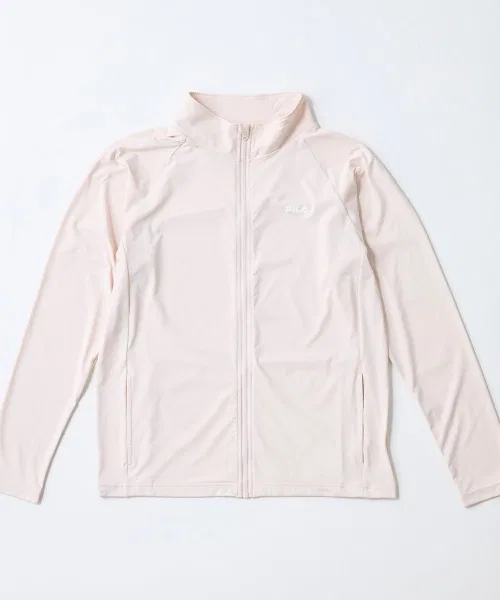 Детская UV-куртка FILA с контактным охлаждением, рашгард, купальник, розовый