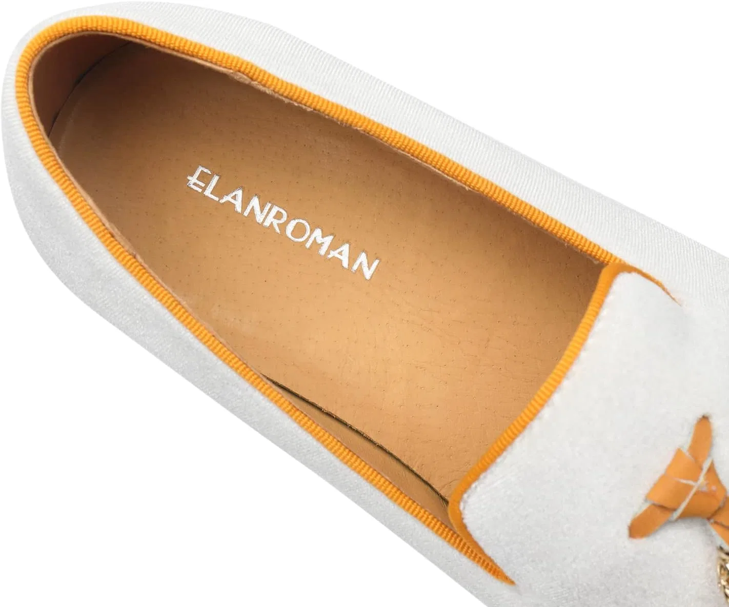 Мужские туфли ELANROMAN BR-C1500, Velvet White Gold — фото 4