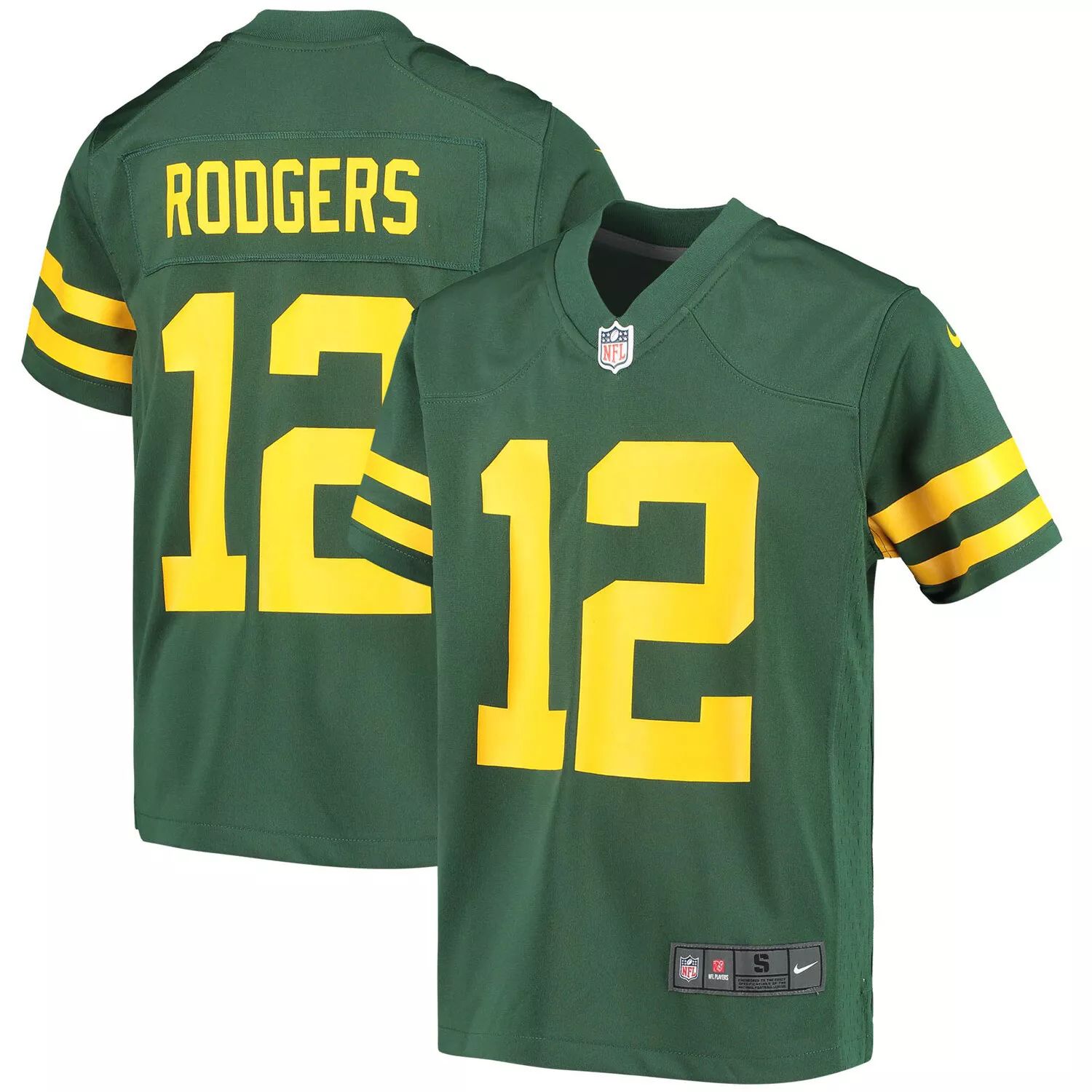 

Молодежная футболка Nike Aaron Rodgers Green Green Bay Packers Альтернативный игровой игрок Nike