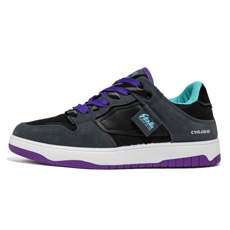 

Кроссовки CVOJOO Skateboarding Shoes Men Low-top Purple, фиолетовый