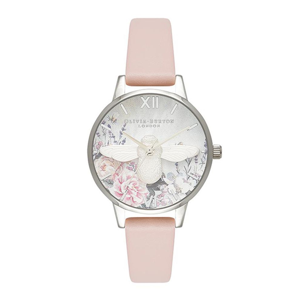 

Часы из разноцветной синтетической кожи Olivia Burton