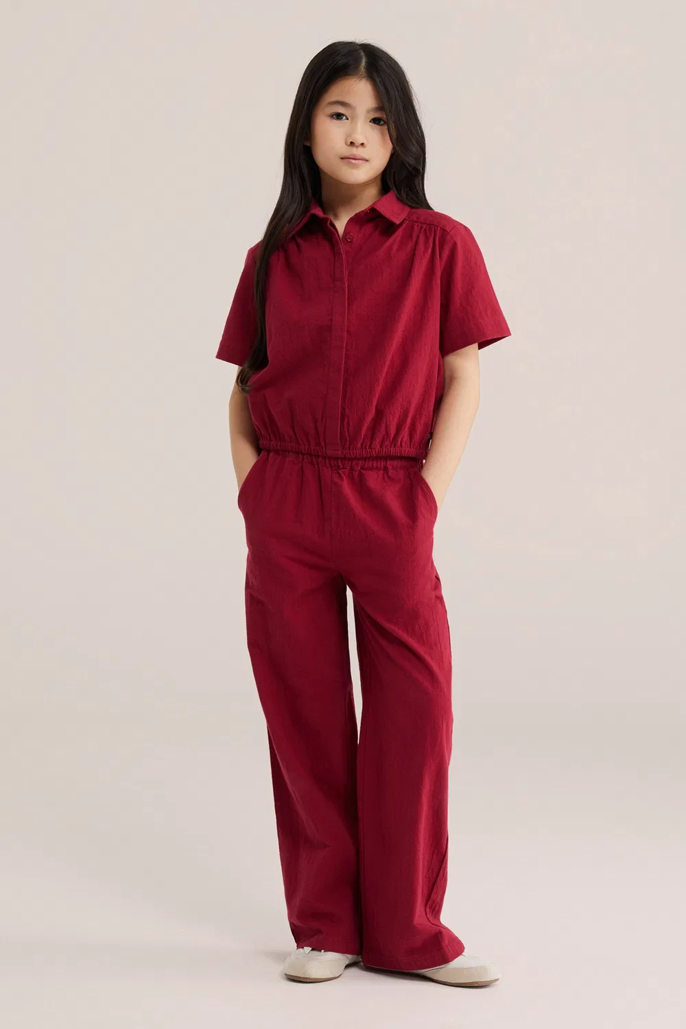 Блузка We Fashion, Burgundy — фото 4