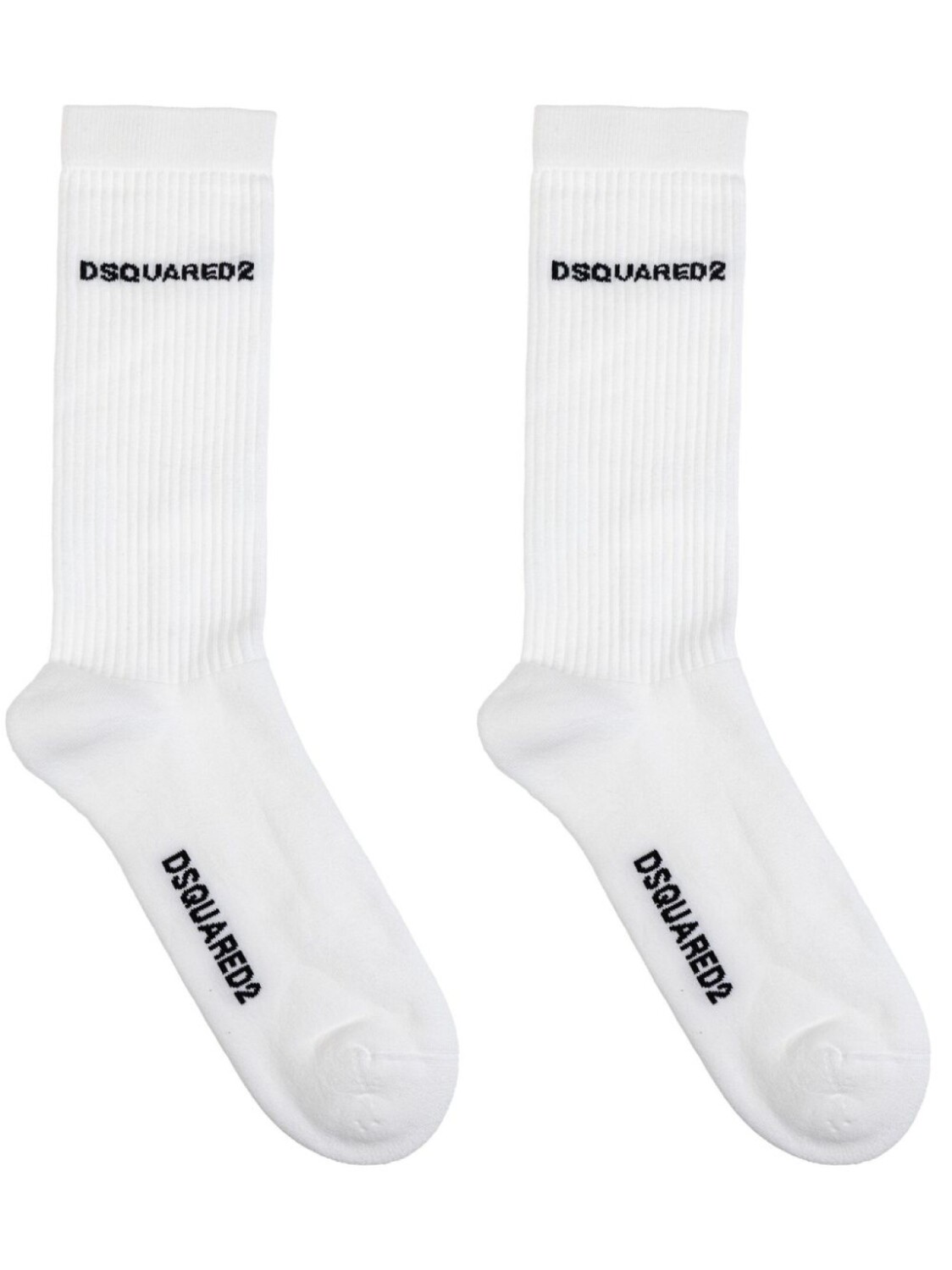 

DSQUARED2 носки с логотипом, белый