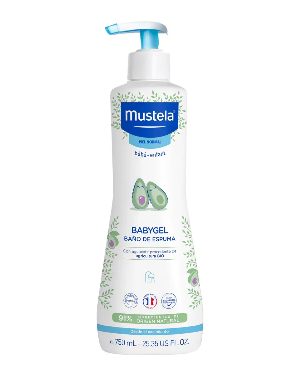 Babygel Пенящаяся ванна для младенцев Mustela