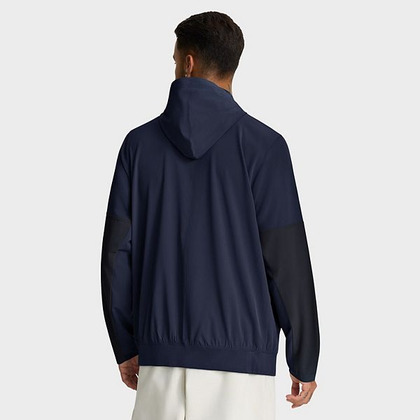 Мужская толстовка с капюшоном и молнией до половины navy arizona wildcats Nike — фото 3