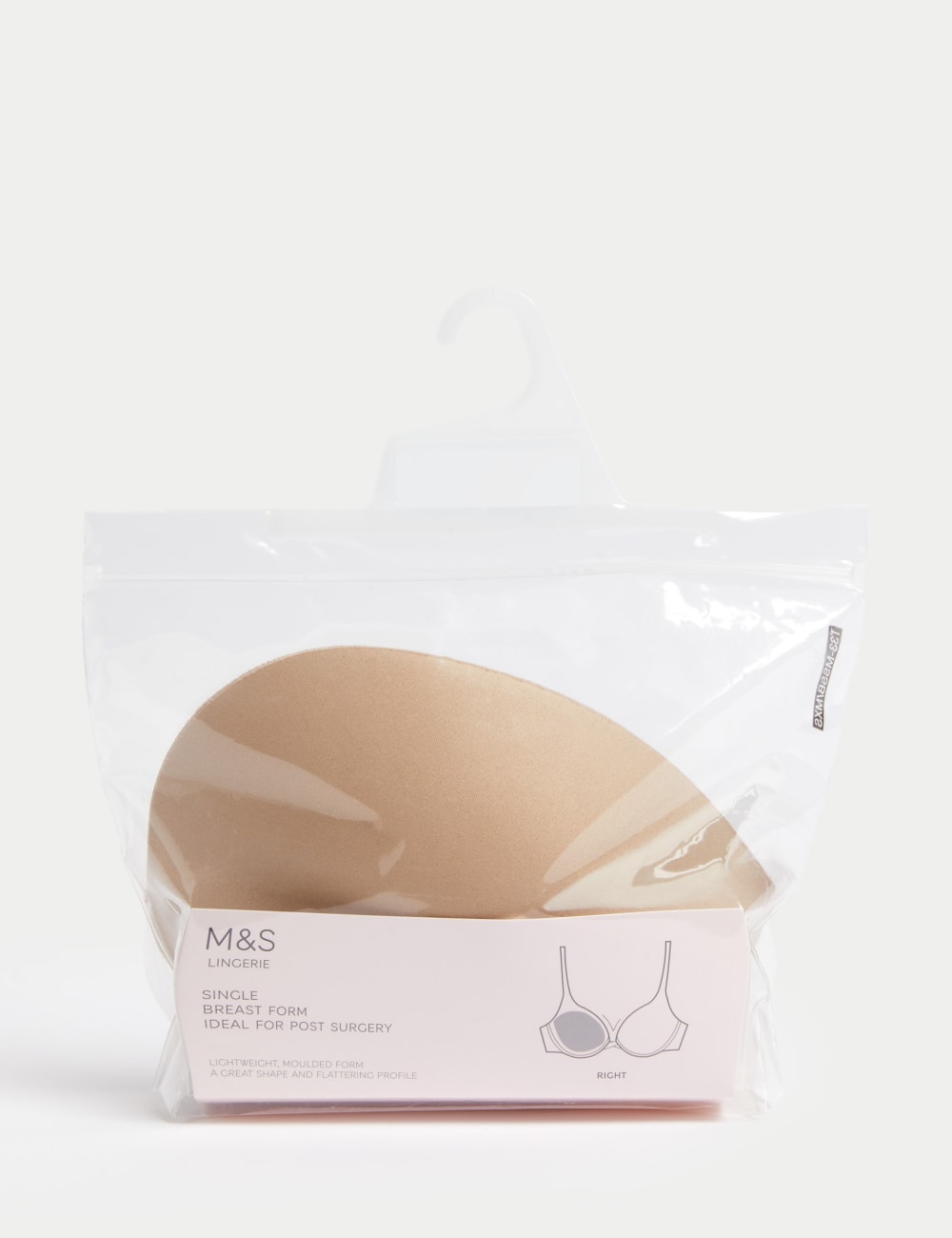 

Послеоперационная правая форма груди Marks & Spencer, розовый кварц