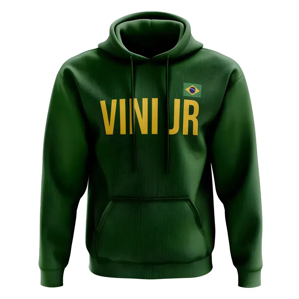 Худи футбольное Brazil Junior Vini Jr, зеленый